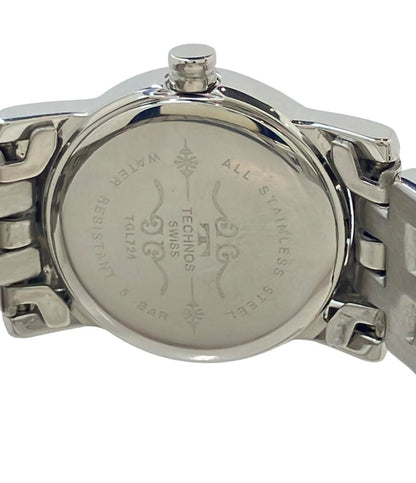 TECHNOS 腕時計 クオーツ ピンク レディース テクノス