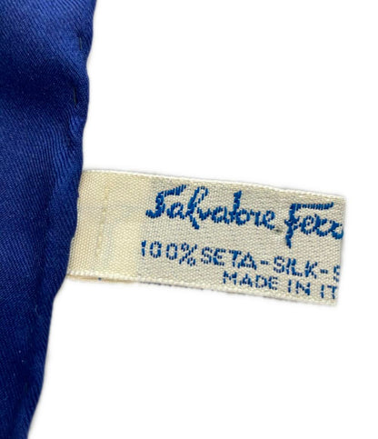 美品 サルヴァトーレフェラガモ スカーフ シルク100% レディース Salvatore Ferragamo