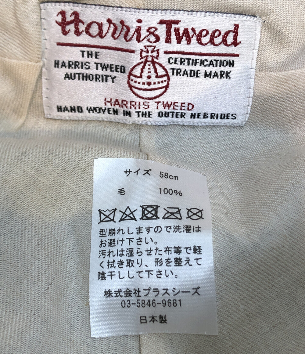 美品 ハンチング帽      メンズ SIZE 58 (複数サイズ) Harris Tweed