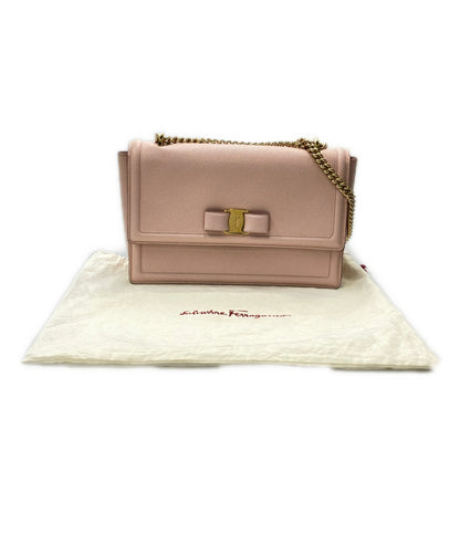 Salvatore Ferragamo ショルダーバッグ 斜め掛け チェーン ヴァラ GU 21G4 62 レディース サルヴァトーレフェラガモ