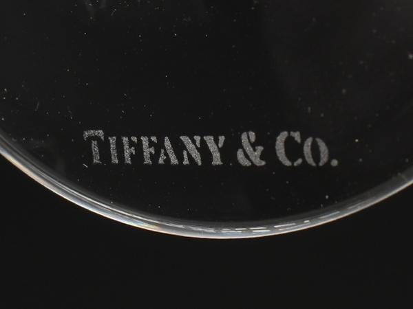美品 TIFFANY&Co. ワイングラス 2点セット ペア スウィング ティファニー