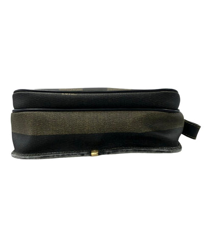 訳あり FENDI ショルダーバッグ ストライプ柄 レディース フェンディ