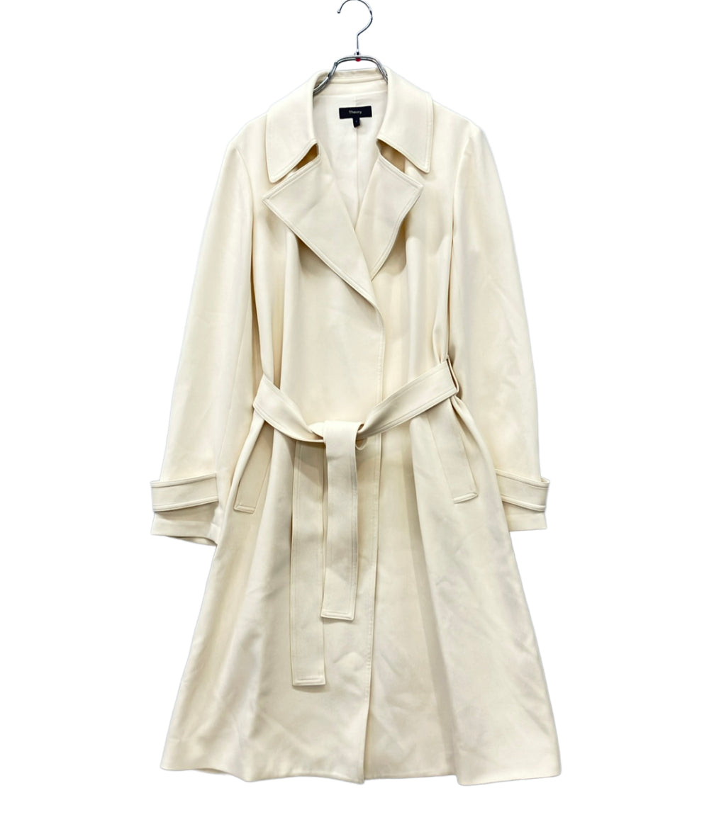 美品 theory スプリングトレンチコート レディース SIZE S セオリー