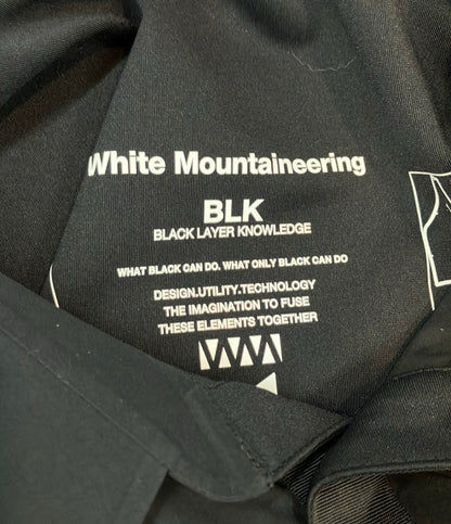 WHITE MOUNTAINEERING 長袖シャツ プルオーバー スキッパー 撥水 撥油 UVカット 接触冷感 TECH RAGLAN PULLOVER SHIRT BK2373102 メンズ SIZE 1 (M)