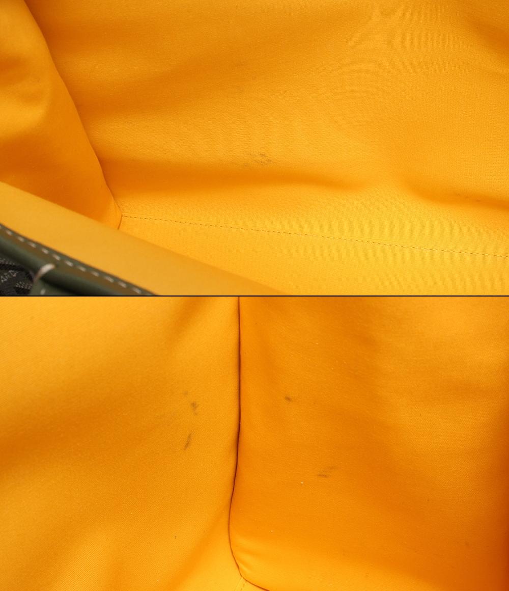 ゴヤール トートバッグ ヴィレットPM 2023年スペシャルエディション ジャガードキャンバス×シュヴロッシュカーフスキン カーキ レディース GOYARD