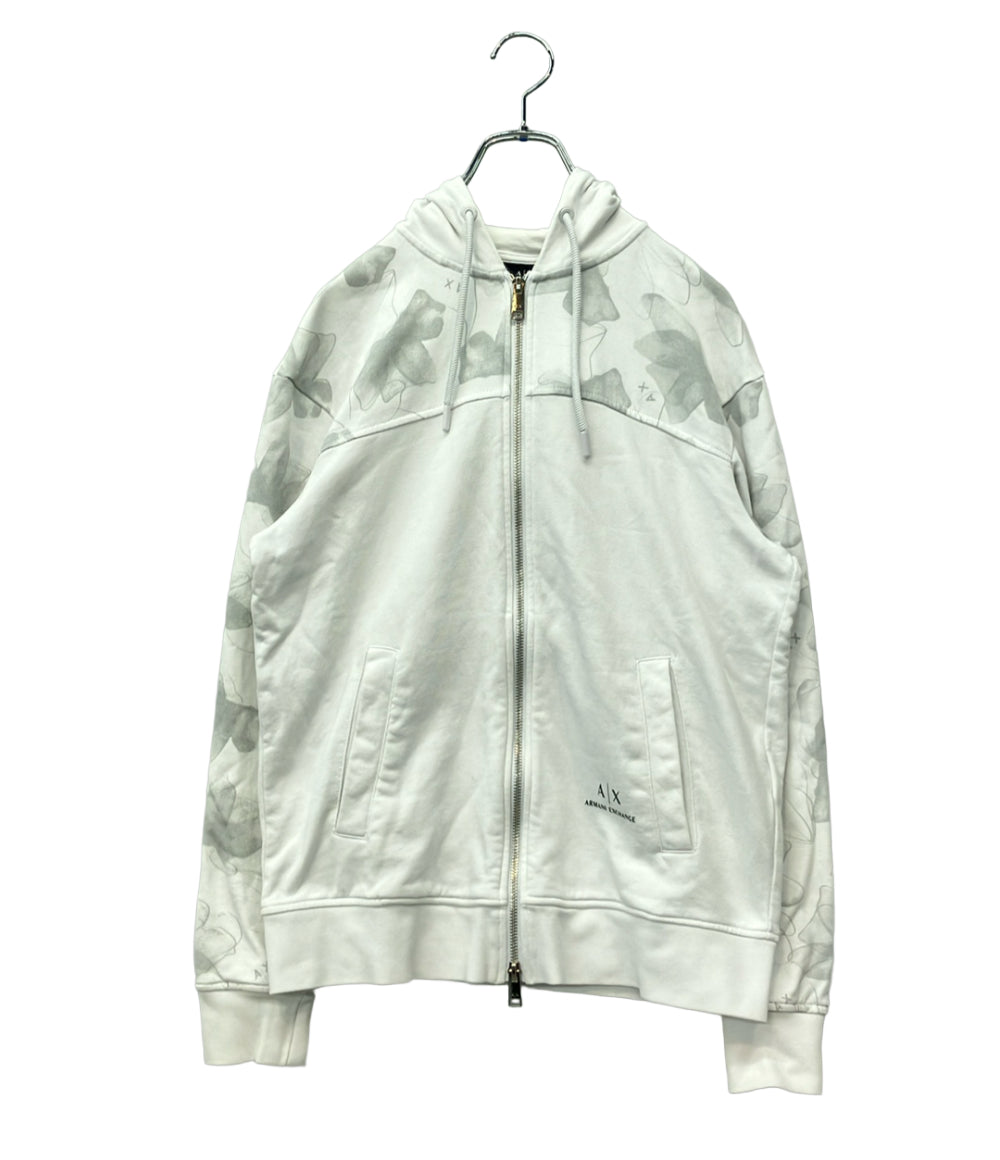 ARMANI EXCHANGE パーカー 長袖 スウェット ダブルジップアップ メンズ SIZE S アルマーニエクスチェンジ