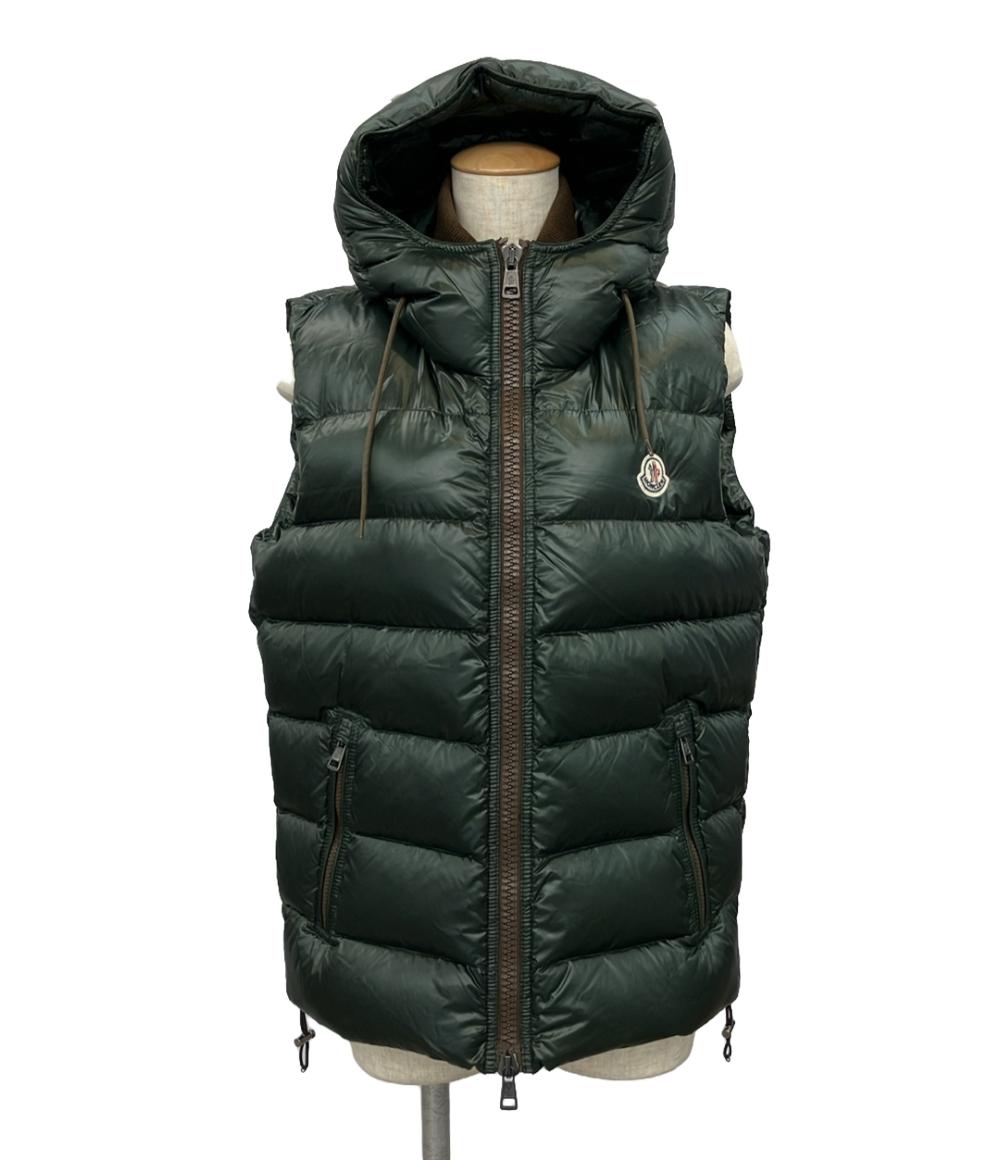 美品 モンクレール ダブルジップダウンベスト フード付き レディース SIZE 2 (M) MONCLER