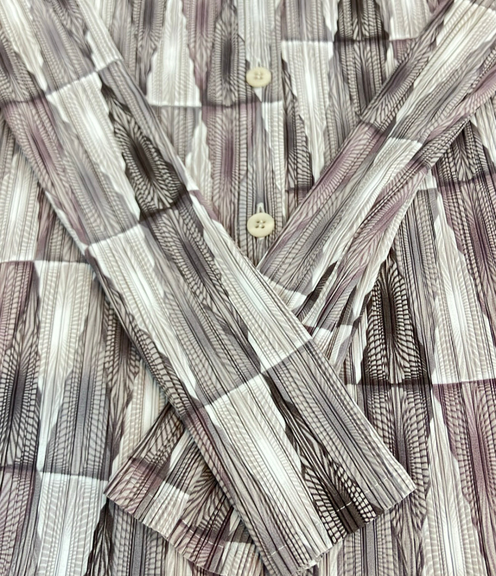 ISSEY MIYAKE 長袖 ブラウス IM93FJ746 レディース SIZE 2 イッセイミヤケ