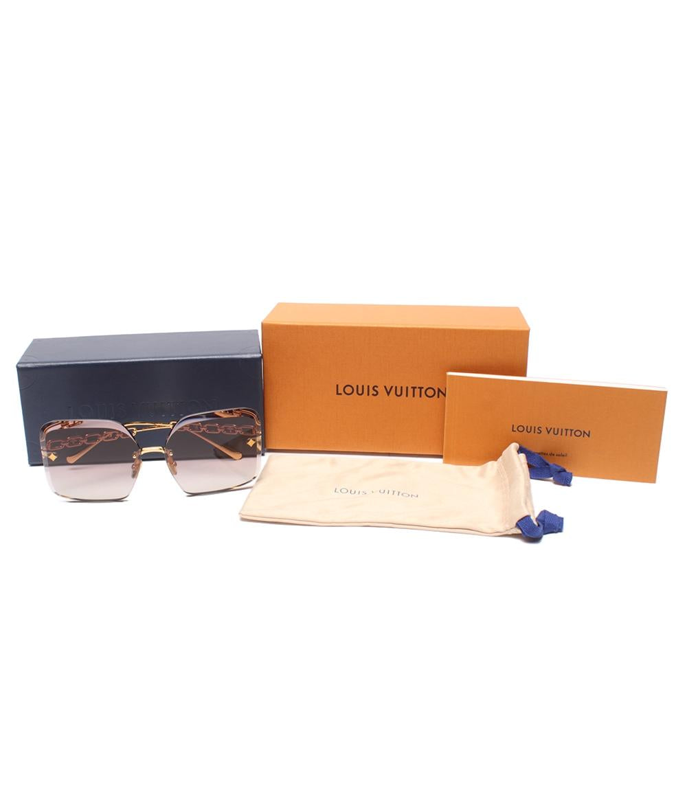 美品 LOUIS VUITTON サングラス アイウェア ジュエルスクエア