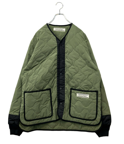 ONITSUKA TIGER キルティングジャケット 24AW QUILTED JACKET カーキ 2183B415 メンズ SIZE XL オニツカタイガー