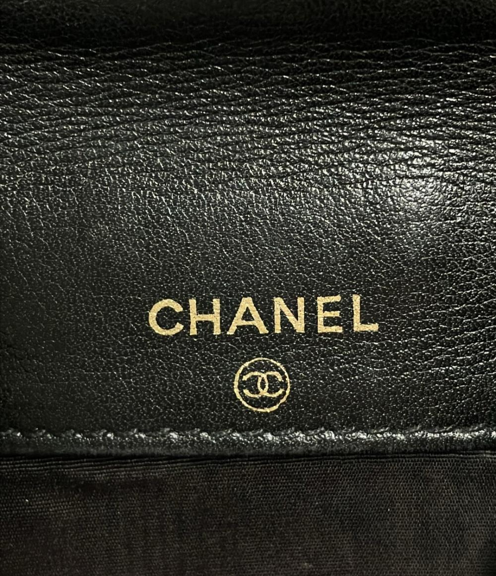 シャネル 二つ折り財布 キャビアスキン レディース CHANEL