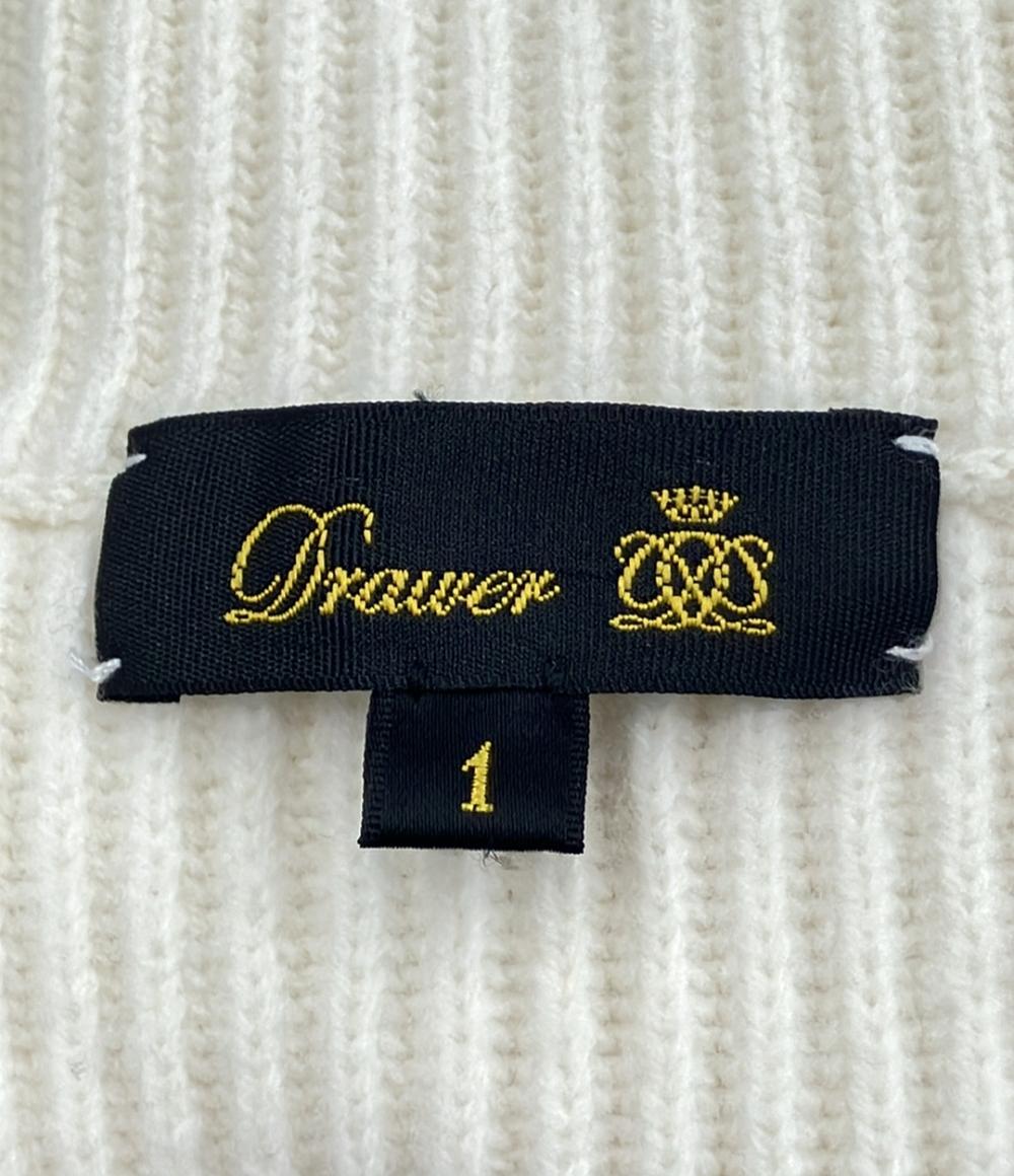 美品 ドゥロワー 9Gアゼショルダーボタンタートルニット レディース SIZE 1 (S) Drawer