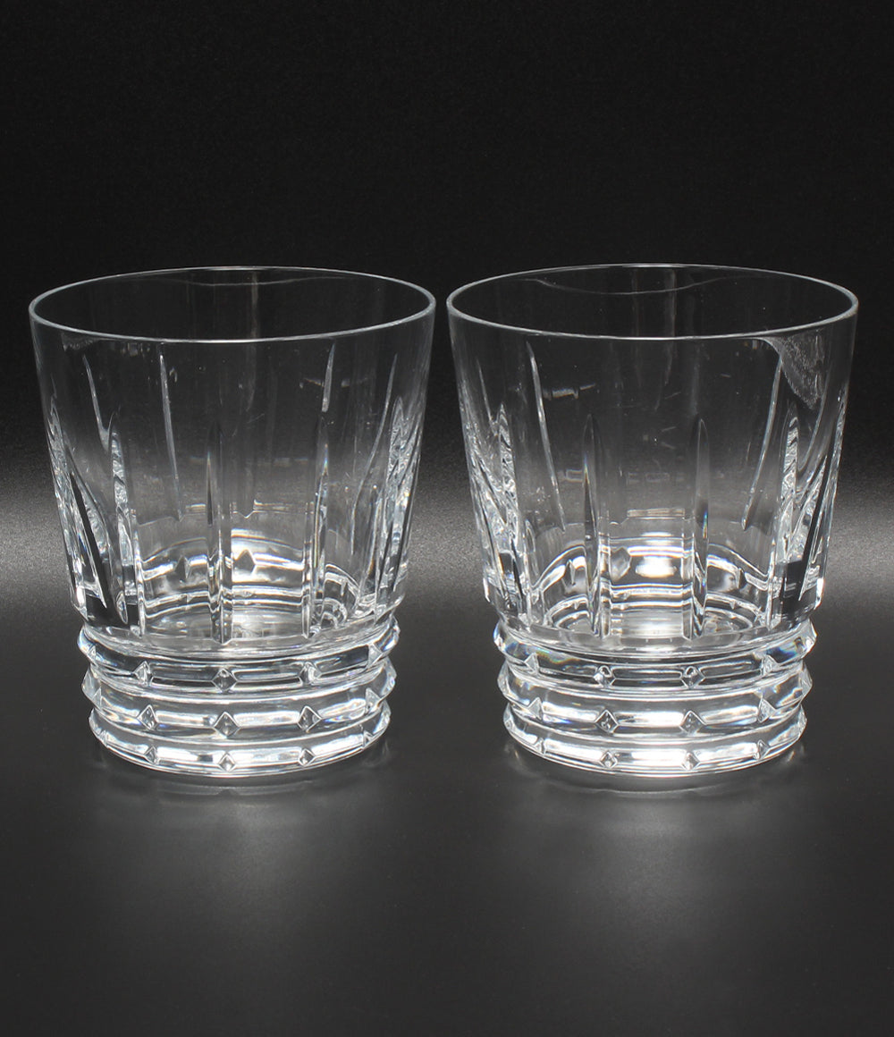 美品 Baccarat グラス タンブラー 2点セット ペア アルルカン バカラ