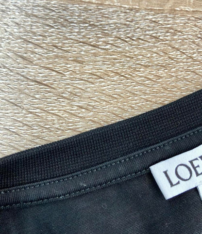 LOEWE 半袖Tシャツ アナグラム スリットカットソー チェストロゴ S359341XA4 レディース SIZE M ロエベ