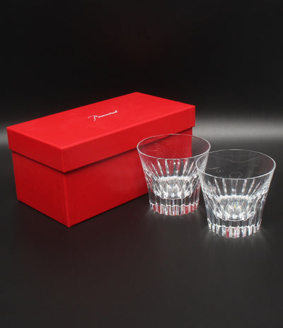 美品 Baccarat イヤータンブラー グラス 2点セット ペア 2022 クリスタ バカラ