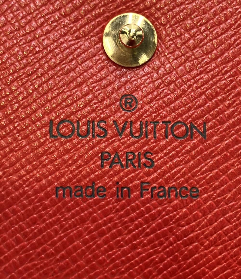 LOUIS VUITTON Wホック二つ折り財布 ポルトモネ ビエ カルトクレディ エピ M63487 レディース ルイ・ヴィトン