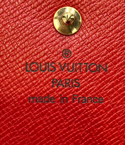 LOUIS VUITTON Wホック二つ折り財布 ポルトモネ ビエ カルトクレディ エピ M63487 レディース ルイ・ヴィトン