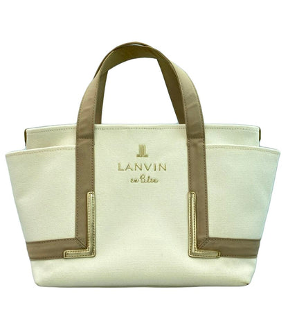 ランバンオンブルー キャンバストートバッグ レディース LANVIN en Bleu