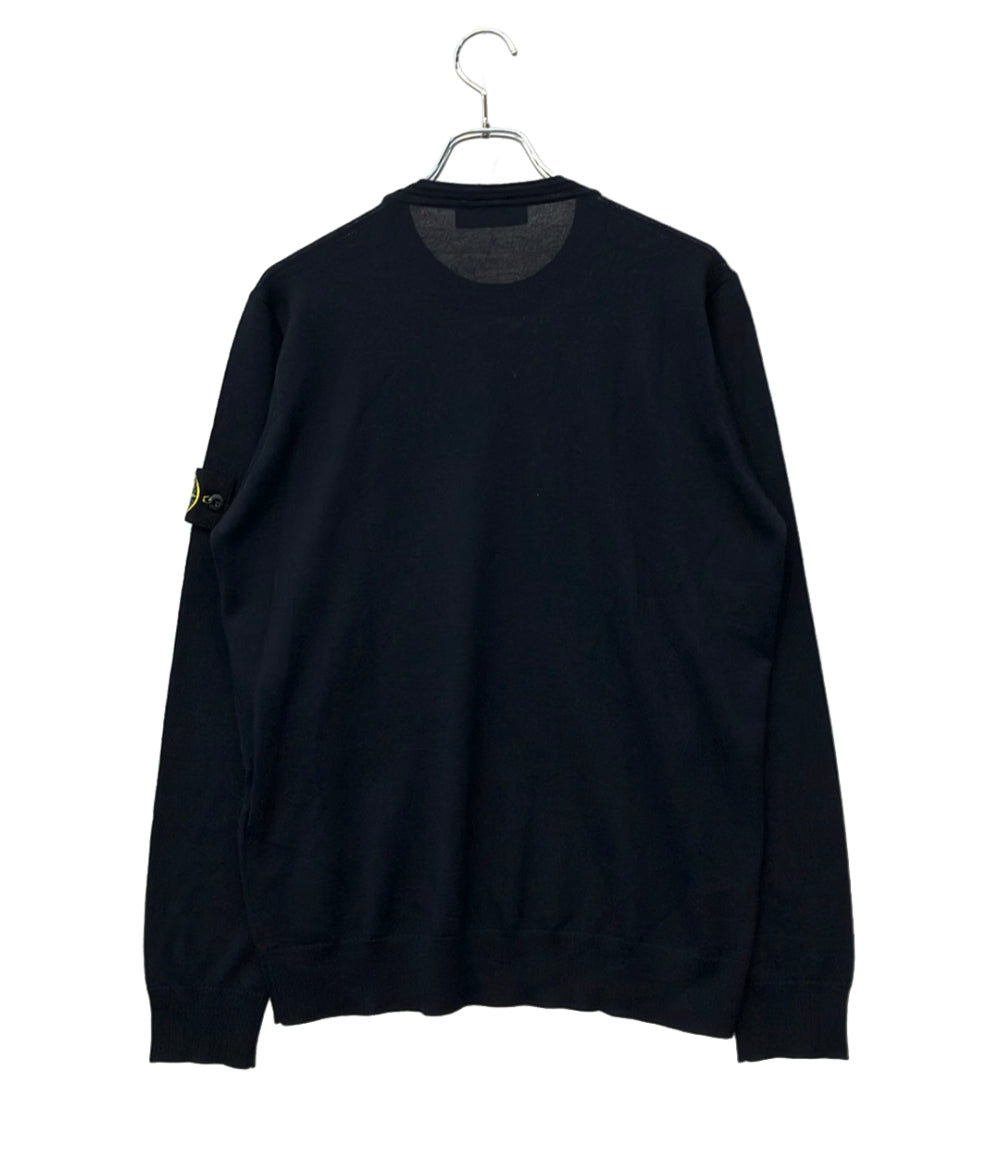 STONE ISLAND 長袖ニット クールネック ロゴパッチクルーネックジャンパー K2S155100071S00C4 メンズ SIZE M ストーンアイランド