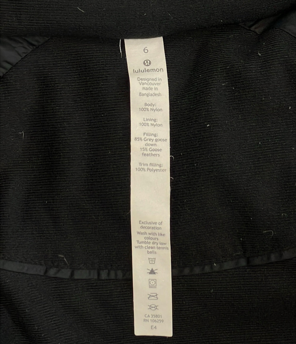 lululemon ダウンコート レディース SIZE 6 ルルレモン