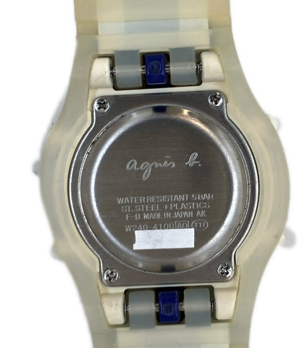 agnes b. 腕時計 クオーツ W240-4100 レディース メンズ アニエスベー