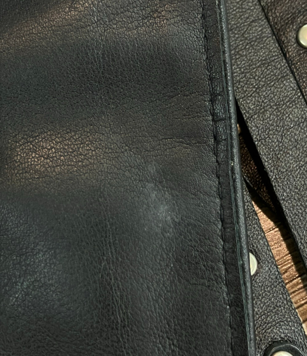 COACH カーブレザー フリンジベスト 86954 レディース SIZE 4 コーチ