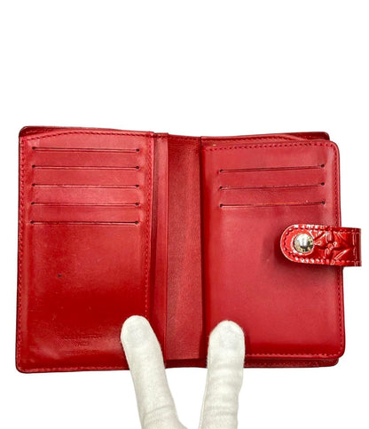 LOUIS VUITTON 二つ折り財布 ポルトフォイユ ヴィエノワ ヴェルニ M93528 レディース ルイ・ヴィトン