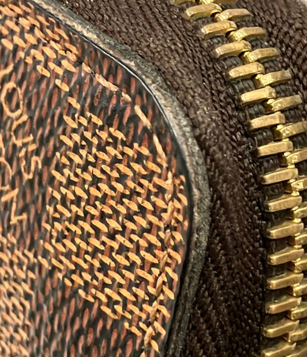 LOUIS VUITTON ラウンドファスナー長財布 ジッピー ウォレット ダミエ エベヌ N41661 メンズ ルイ・ヴィトン