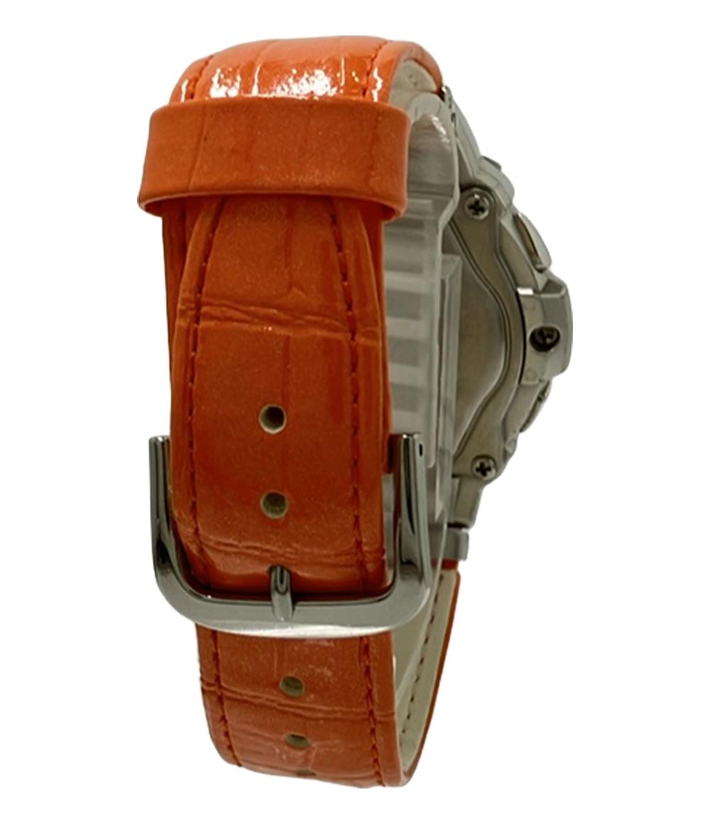 カシオ 腕時計 電池式電波 Baby-G クオーツ オレンジ MSG-1100L レディース CASIO