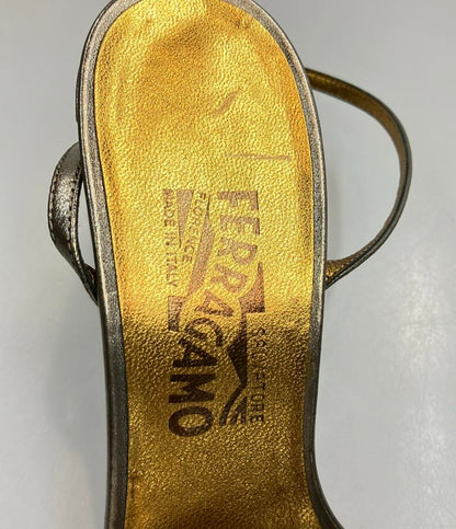 サルヴァトーレフェラガモ アンクルストラップサンダル レディース SIZE 7 1/2 (XL) Salvatore Ferragamo