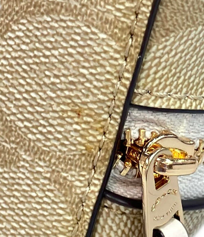 美品 COACH ポーチ シグネチャー レディース コーチ