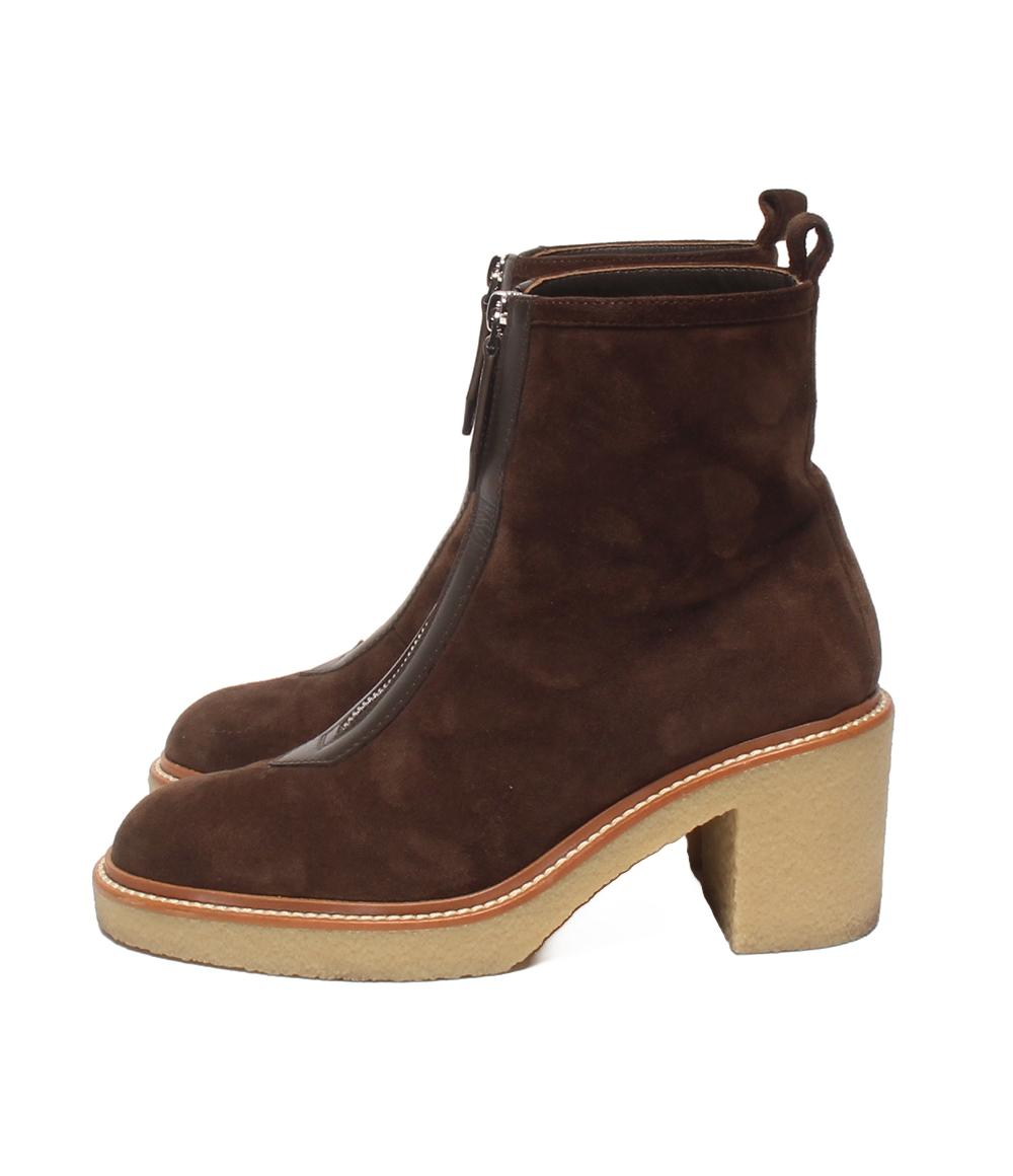 HERMES ショートブーツ スエード ジングル55 レディース SIZE 37 (24cm