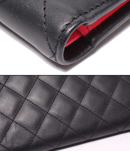 CHANEL 三つ折り長財布 カンボンライン ココマーク レディース シャネル