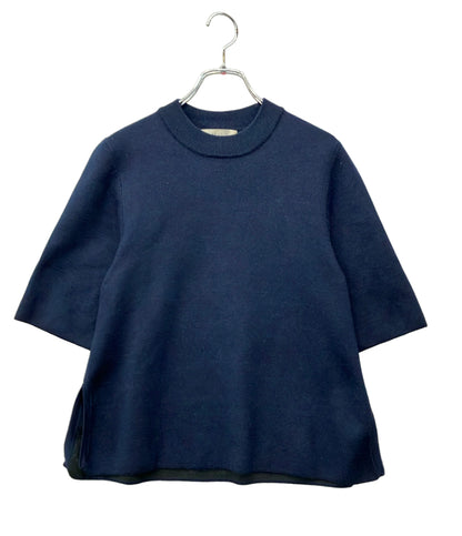 STUDIO NICHOLSON 半袖ニット クールネック レディース SIZE 0 (XS) スタジオニコルソン