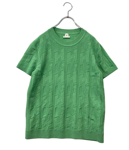 HERMES 半袖ニット 25SS Hジャガード ショートスリーブ 5E2630D3 レディース SIZE 36 (XS) エルメス
