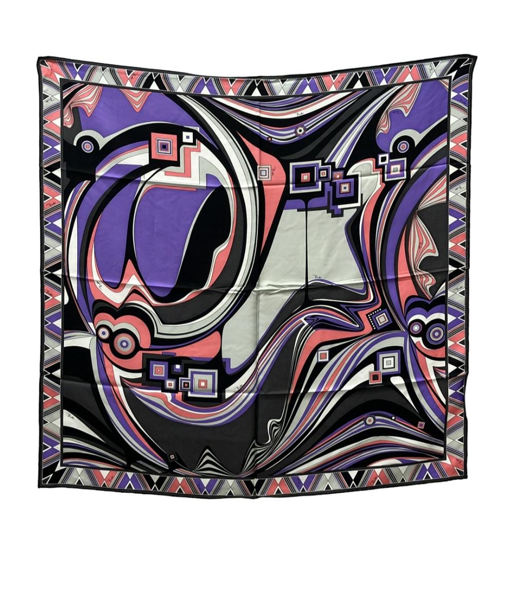 美品 Emilio Pucci スカーフ シルク100% レディース エミリオ・プッチ