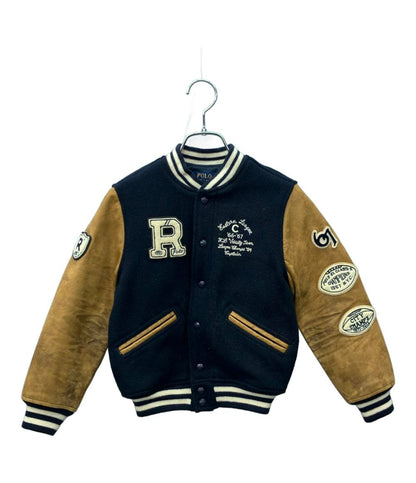 POLO RALPH LAUREN スタジャン レザースリーブ キッズ SIZE 7 (120) ポロ・ラルフローレン
