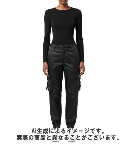 PRADA ナイロンカーゴパンツ 21SS RE-NYLON SPH130S211 1WQ8 レディース SIZE 46 (XL) プラダ