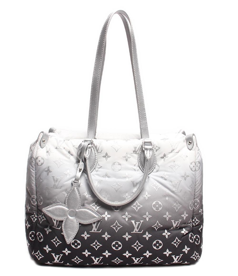 美品 ルイヴィトン トートバッグ オンザゴー MM モノグラム ナイロン グラデーション フロスト LV SKI LVスノー カプセルコレクション M11847