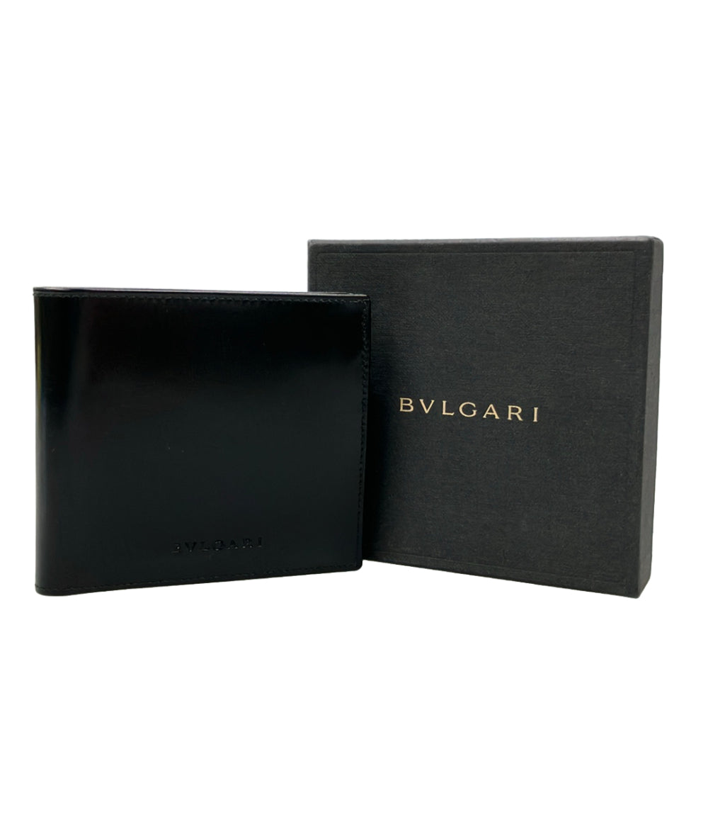 美品 BVLGARI 二つ折り財布 メンズ ブルガリ