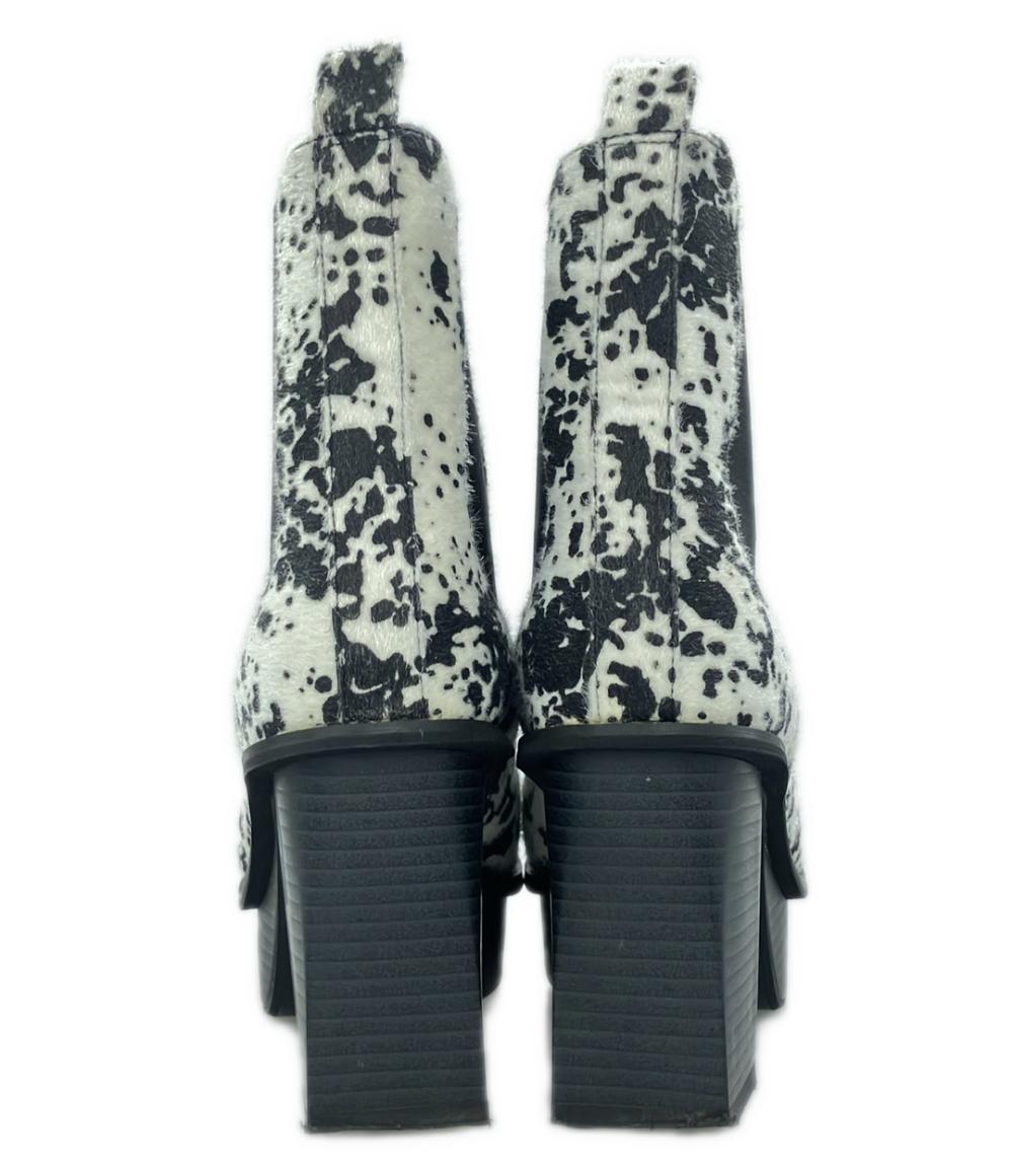 ページボーイ サイドゴアブーツ チャンキーヒール レディース SIZE S PAGEBOY