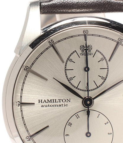 HAMILTON 腕時計 ジャズマスター スピリット オブ リバティ クロノグラフ 自動巻き シルバー H324160 メンズ ハミルトン