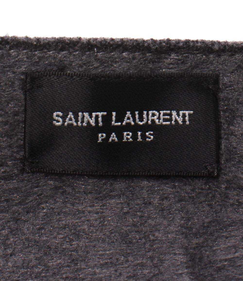 SAINT LAURENT PARIS マフラー シルク100% 794861 3Y009 メンズ レディース サンローランパリ