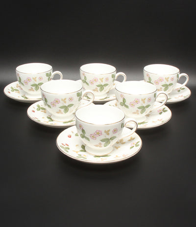 WEDGWOOD カップ＆ソーサー 6客セット ワイルドストロベリー ウェッジウッド