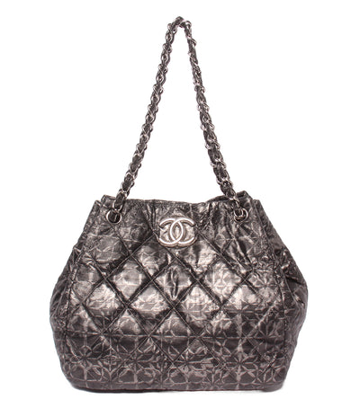CHANEL チェーントートバッグ ショルダーバッグ 肩掛け シルバー金具 13番台 レディース シャネル