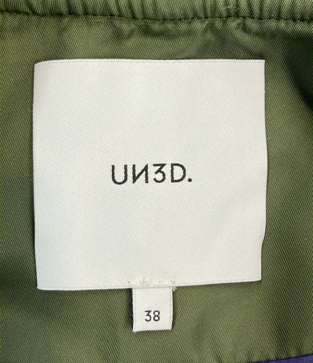 美品 UN3D MA-1 マウンテンフーディブルゾン レディース SIZE 38 (M) アンスリード