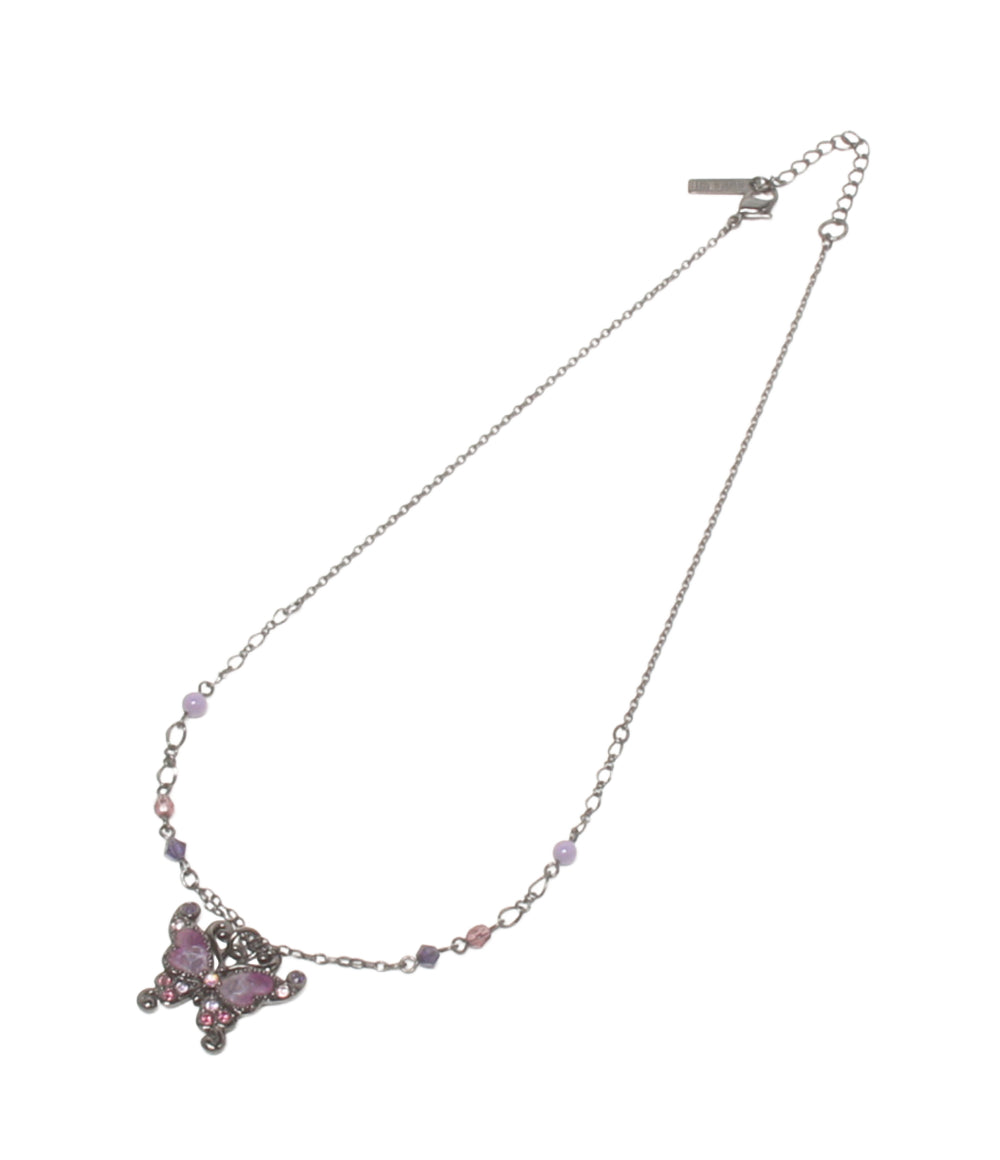 美品 ANNA SUI ネックレス バタフライ 蝶 レディース アナスイ