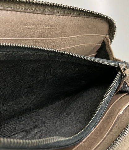 BOTTEGA VENETA ラウンドファスナー長財布 レザー イントレチャート ユニセックス ボッテガ・ヴェネタ