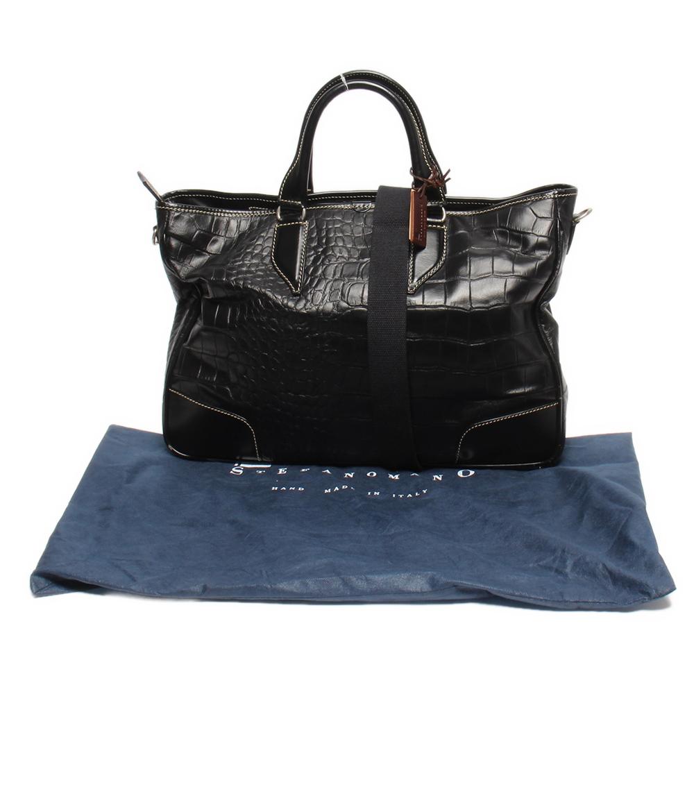 STEFANOMANO ステファノマーノ 2wayブリーフケース ビジネスバッグ ショルダーバッグ 斜め掛け メンズ
