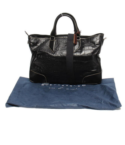 STEFANOMANO ステファノマーノ 2wayブリーフケース ビジネスバッグ ショルダーバッグ 斜め掛け メンズ